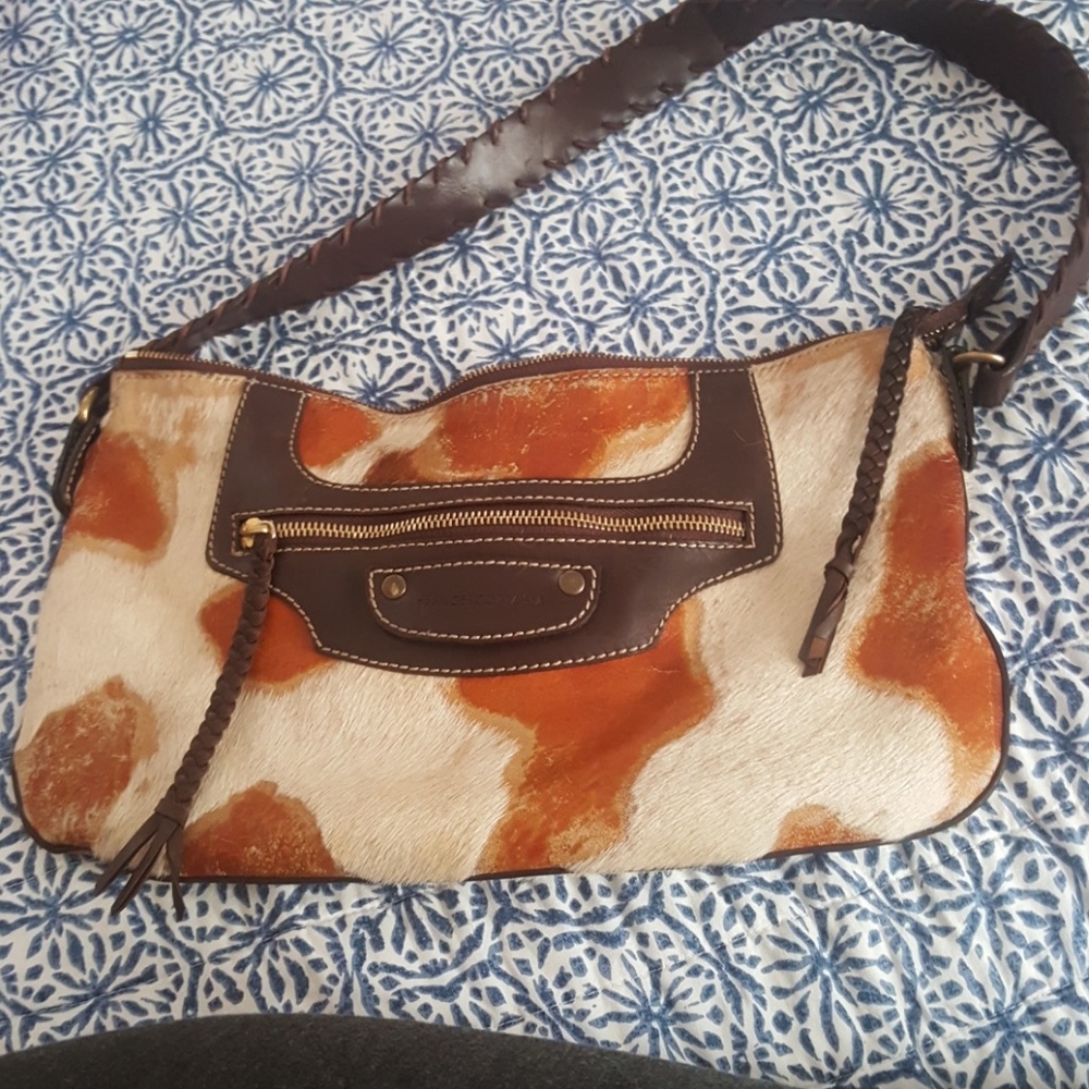 Francescobiasia calf hair bag
